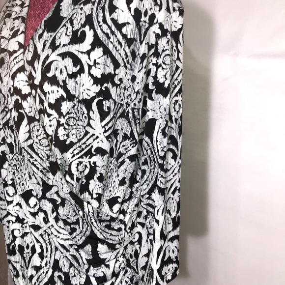Dress Barn | Paisley Print Dressy Top - Picture 3 of 6